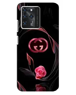 Чехол для Google Pixel 2 XL с картинкой «Gucci — неоновая роза»