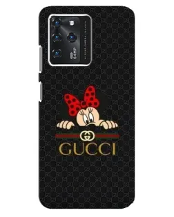 Чехол для Google Pixel 2 XL с картинкой «Минни Маус Gucci — черный»