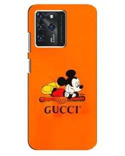 Чехол для Google Pixel 2 XL с картинкой «Микки Маус Gucci — оранж»