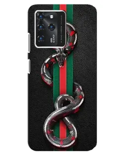 Чехол для Google Pixel 2 XL с картинкой «Gucci — змея на полосе»