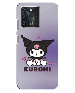 Чехол для Google Pixel 2 XL с картинкой «Kuromi — фиолетовый арт»