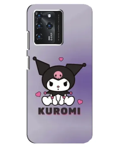 Чехол для Google Pixel 2 XL с картинкой «Kuromi — фиолетовый арт»