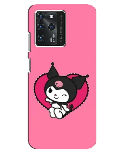 Чехол для Google Pixel 2 XL с картинкой «Kuromi — любовь в сердце»