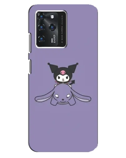 Чехол для Google Pixel 2 XL с картинкой «Kuromi на лиловом фоне»