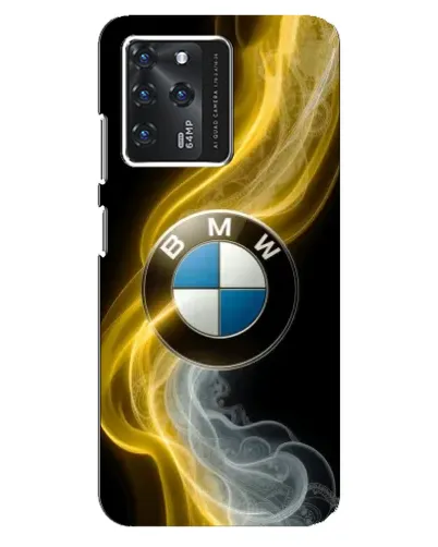 Чехол для Google Pixel 2 XL с картинкой «Золотистый дым BMW»