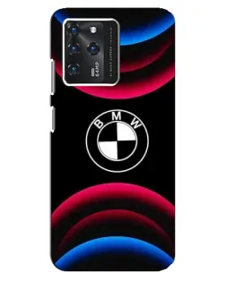 Чехол для Google Pixel 2 XL с картинкой «Логотип BMW и неоновые дуги»