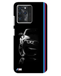 Чехол для Google Pixel 2 XL с картинкой «Силуэт BMW в темноте»