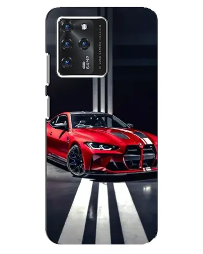 Чехол для Google Pixel 2 XL с картинкой «Красная BMW на дороге»