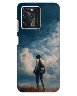 Чехол для Google Pixel 2 XL с картинкой «Герой PUBG на скале»