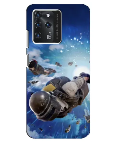 Чехол для Google Pixel 2 XL с картинкой «Десант PUBG — прыжок»