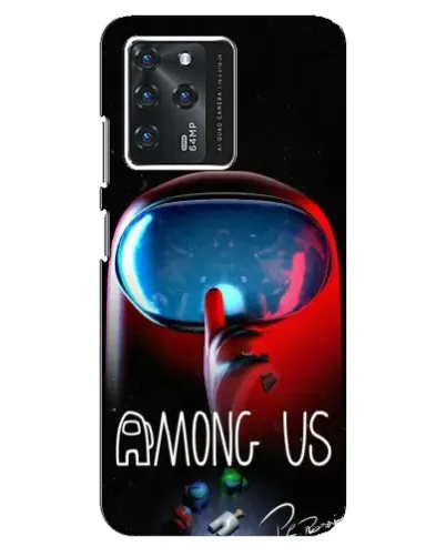 Чехол для Google Pixel 2 XL с картинкой «Красный импостер — макро»