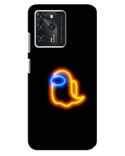 Чехол для Google Pixel 2 XL с картинкой «Among Us неоновое сияние»