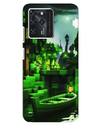 Чехол для Google Pixel 2 XL с картинкой «Minecraft лесной пейзаж»