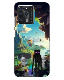 Чехол для Google Pixel 2 XL с картинкой «Эндермен в лесу»