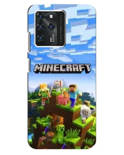 Чехол для Google Pixel 2 XL с картинкой «Minecraft классический мир»