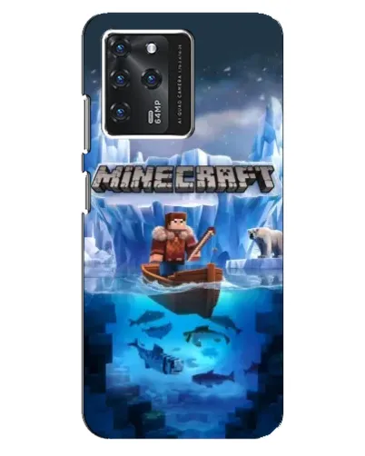 Чехол для Google Pixel 2 XL с картинкой «Minecraft ледяной мир»