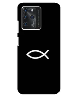 Чехол для Google Pixel 2 XL с картинкой «Символ рыбы Jesus»