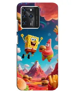 Чехол для Google Pixel 2 XL с картинкой «Космический фастфуд»