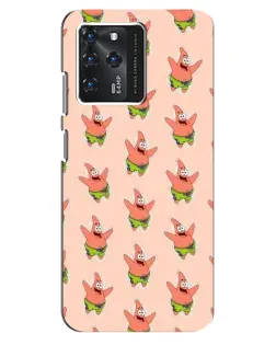 Чехол для Google Pixel 2 XL с картинкой «Патрик Стар паттерн»