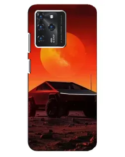 Чехол для Google Pixel 2 XL с картинкой «Cybertruck на Марсе»