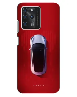 Чехол для Google Pixel 2 XL с картинкой «Tesla Top View»