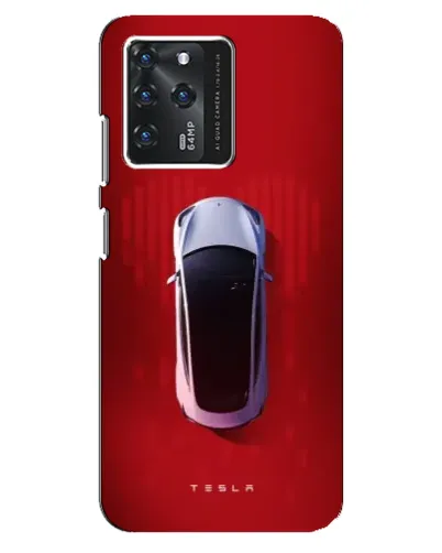 Чехол для Google Pixel 2 XL с картинкой «Tesla Top View»