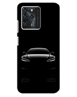 Чехол для Google Pixel 2 XL с картинкой «Силуэт Tesla Night»