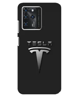 Чехол для Google Pixel 2 XL с картинкой «Стальной логотип Tesla»