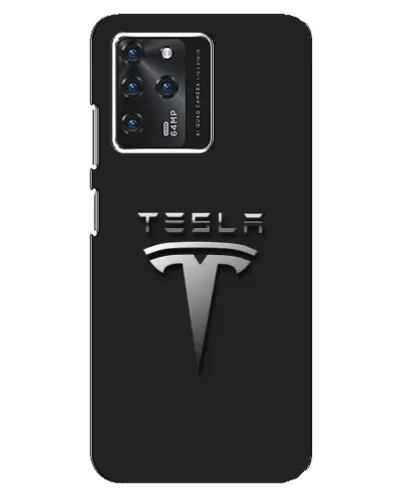 Чехол для Google Pixel 2 XL с картинкой «Стальной логотип Tesla»