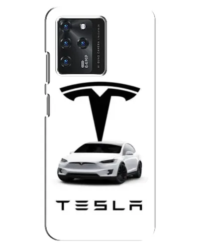 Чехол для Google Pixel 2 XL с картинкой «Tesla White Style»