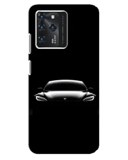 Чехол для Google Pixel 2 XL с картинкой «Фары Tesla Night»