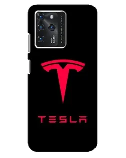 Чехол для Google Pixel 2 XL с картинкой «Tesla Red Logo»