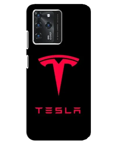 Чехол для Google Pixel 2 XL с картинкой «Tesla Red Logo»