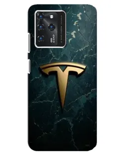 Чехол для Google Pixel 2 XL с картинкой «Мраморная Tesla Gold»