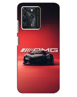Чехол для Google Pixel 2 XL с картинкой «Mercedes AMG — красная линия»