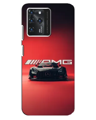 Чехол для Google Pixel 2 XL с картинкой «Mercedes AMG — красная линия»