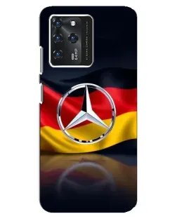 Чехол для Google Pixel 2 XL с картинкой «Mercedes — флаг Германии»