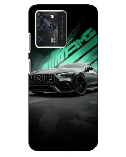 Чехол для Google Pixel 2 XL с картинкой «Темный Mercedes AMG»