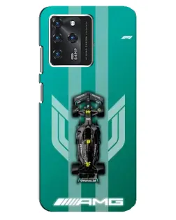 Чехол для Google Pixel 2 XL с картинкой «Mercedes AMG Petronas»