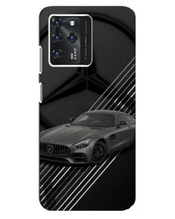Чехол для Google Pixel 2 XL с картинкой «Mercedes AMG — графика»