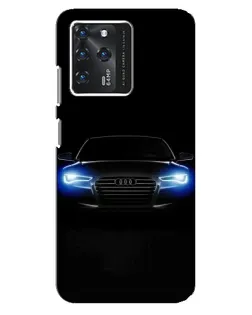 Чехол для Google Pixel 2 XL с картинкой «Audi в неоне»