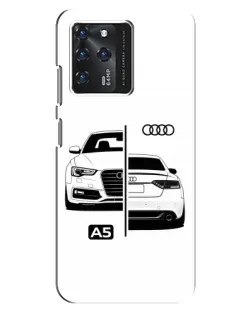 Чехол для Google Pixel 2 XL с картинкой «Audi — контрастный дизайн»