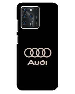 Чехол для Google Pixel 2 XL с картинкой «Audi — золотой логотип»