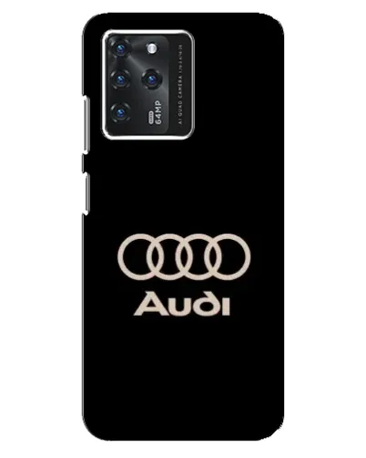 Чехол для Google Pixel 2 XL с картинкой «Audi — золотой логотип»