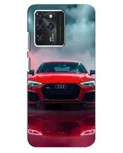 Чехол для Google Pixel 2 XL с картинкой «Audi RS — красный стиль»