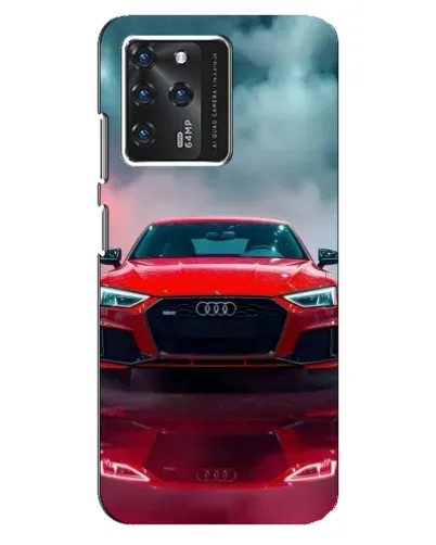 Чехол для Google Pixel 2 XL с картинкой «Audi RS — красный стиль»