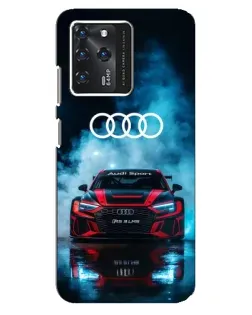 Чехол для Google Pixel 2 XL с картинкой «Audi Sport — неон»