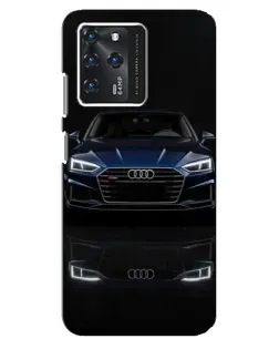 Чехол для Google Pixel 2 XL с картинкой «Audi — ночное отражение»