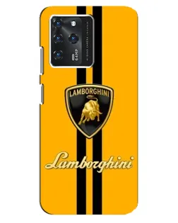 Чехол для Google Pixel 2 XL с картинкой «Lamborghini Stripe желтый»
