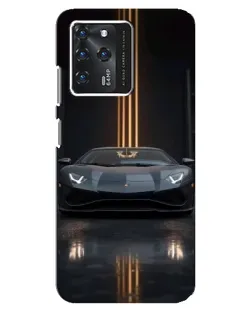Чехол для Google Pixel 2 XL с картинкой «Lamborghini золотые линии»